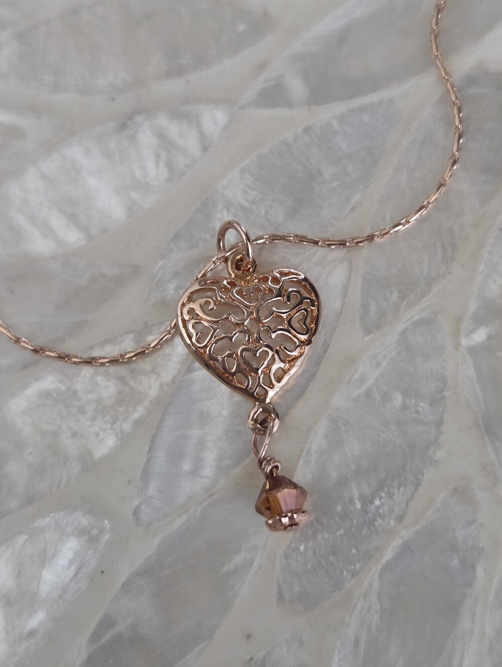 New Rose Gold Necklace.